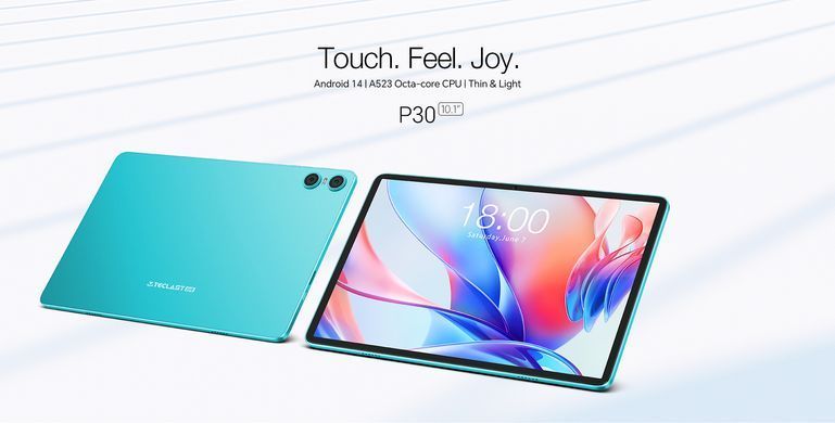 Планшет Teclast P30 10,1" 4ГБ, 64ГБ, 6000мА&bull;ч, Android, голубой 6940709686201 фото