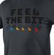 Футболка з принтом, FEEL THE BIT, розмір L