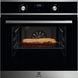 Electrolux Духова шафа електрична, 65л, A, дисплей, конвекція, телескопічні напрямні, чорний (382761) EOF5F50BX