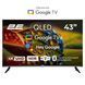 2E Телевизор 43" QLED 4K 60Hz Smart Google TV Black 2E-43A77Q