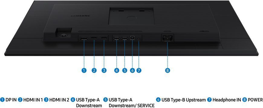 Монітор Samsung 27" S27D400 2*HDMI, DP, USB, IPS, 100Hz (386171) LS27D400GAIXCI фото