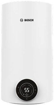 Бойлер BOSCH електр. круглий слім Tronic 4000T, 30л, 1,5кВт, сухий тен, вертикальний монтаж, електр. кер-ння, A, білий (389776) 7736507574 фото