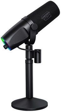 Мікрофон геймінговий CHERRY XTRFY NGALE X, Cardioid, USB-A, 2м, RGB, чорний (386182) CX-NGALE-X-RGB-BLACK фото