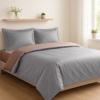 Комплект SOHO Комплект пост.білизни Сімейний Duet 2шт-150*200 Mocha/Grey