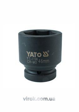 Головка торцева ударна 6-гранна YATO : квадрат 1", М= 46 мм, L= 73 мм