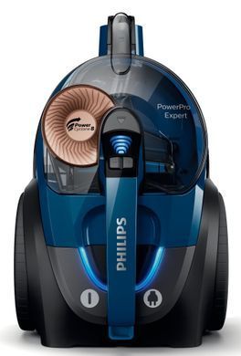Philips Пилосос контейнерний 7000 series, 900Вт, конт пил -2л, НЕРА, турбощітка, синій (331329) FC9745/09 фото