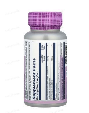 Витекс экстракт ягод Solaray Vitex Chaste Berry Extract 225мг вег. капсулы №60