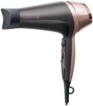 Remington Фен Curl&Straight Confidence, 2200Вт, 3 режими, дифузор,гребінець,іоніз-я, хол. обдув, чорно-беж (313474) D5706 фото