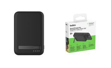 Акумулятор портативний літій-іонний Power Bank Belkin 10000мА·год, 15Вт, Magnetic Qi2, чорний