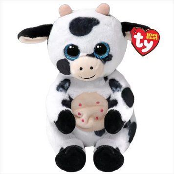 М'яка іграшка TY Beanie Bellies Корівка Cow 25 см (41287) dt_78998 фото