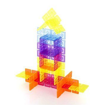 Конструктор Guidecraft Interlox Squares Квадраты, 96 деталей (G16835) dt_2226 фото