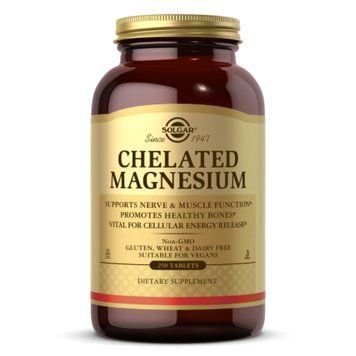 Хелатный магний Solgar (Chelated Magnesium) 250 таблеток