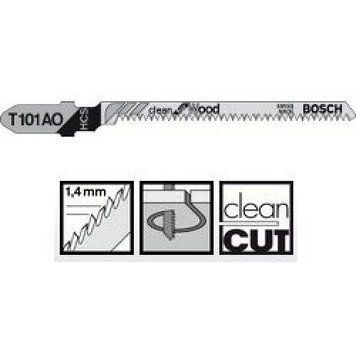 Пиляльне полотно Bosch Clean for Wood T 101 AO 3шт(2608630559)