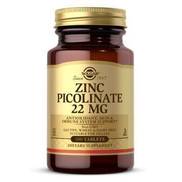 Zinc Picolinate 22 mg - 100 tab Solgar