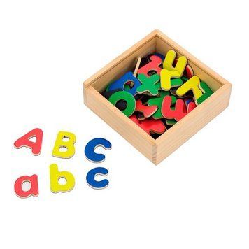 Набір магнітних букв Viga Toys Англійські великі та малі 52 шт. (50324) dt_1138 фото