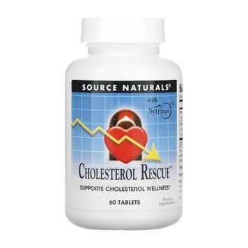 Cholesterol Rescue&trade; 604 mg - 60 tabs Source Naturals / Холестерол Реск'ю (Порятунок від холестерину)