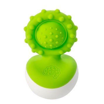 Прорезыватель-неваляшка Fat Brain Toys dimpl wobl зеленый (F2173ML) dt_13688 фото