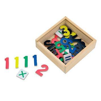 Набір магнітних цифр і знаків Viga Toys 37 шт. (50325) dt_2013 фото