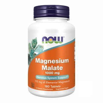 Магний малат Now Foods (Magnesium Malate) 1000 мг 180 таблеток