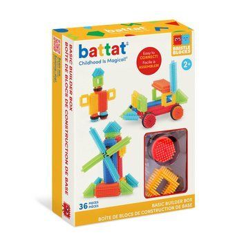 Конструктор серии Bristle Blocks - СТРОИТЕЛЬ (36 деталей, в коробке) BT3099Z фото
