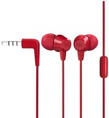 Наушники JBL C50HI Red (JBLC50HIRED) (6805382) JBLC50HIRED фото