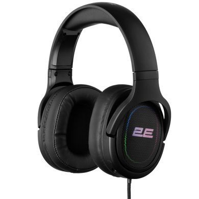 Гарнітура ігрова 2E GAMING HG330, 7.1, USB-A, RGB, 2м, чорний (343456) 2E-HG330BK-7.1 фото