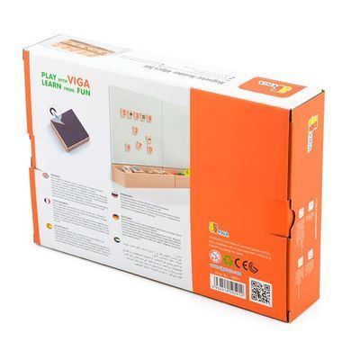 Набір магнітних цифр і знаків Viga Toys, 40 шт. (50591) dt_2377 фото