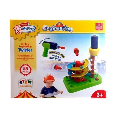 Набор для сборки Edu-Toys Горка-спираль с инструментами 55 деталей (JS022) dt_2780 фото