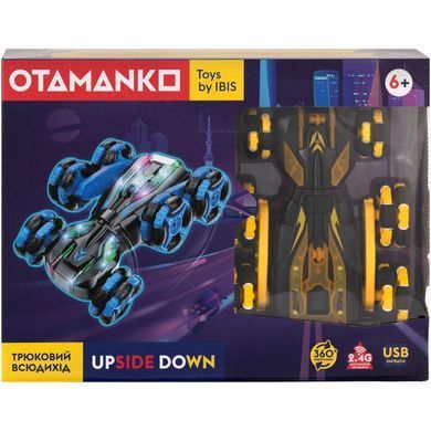 Машинка на радиоуправлении OTAMANKO Трюковый вездеход UPSIDE DOWN Желтый