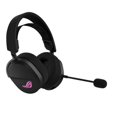 Гарнітура ігрова ASUS ROG Pelta, USB-A/BT/WL, RGB, 1.8м, чорний (382418) 90YH0410-BHUA00 фото