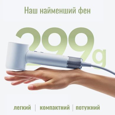 Фен Laifen MINI, 1 насадка, тревел сумка, блакитний льодовиковий 1HD31-S-EU-BE-001 фото