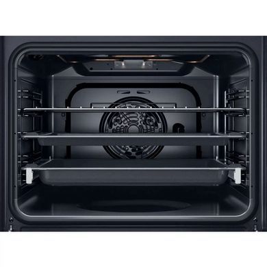 Whirlpool Духовой шкаф электрический, 71л, A+, дисплей, конвекция, телескопические направляющие, пар, черный OMSR58CU1SB фото