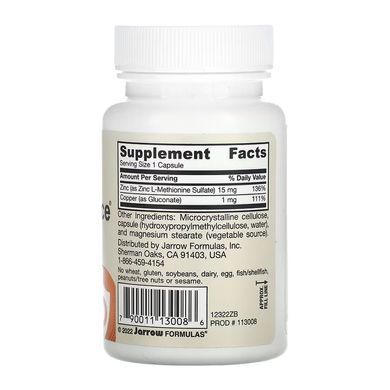Zinc Balance - 100 caps Jarrow Formulas