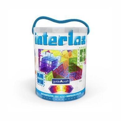 Конструктор Guidecraft Interlox Squares Квадраты, 96 деталей (G16835) dt_2226 фото