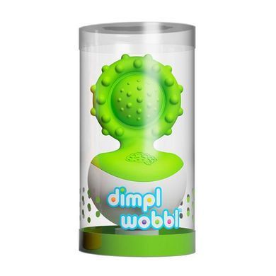 Прорізувач-неваляшка Fat Brain Toys dimpl wobl зелений (F2173ML) dt_13688 фото