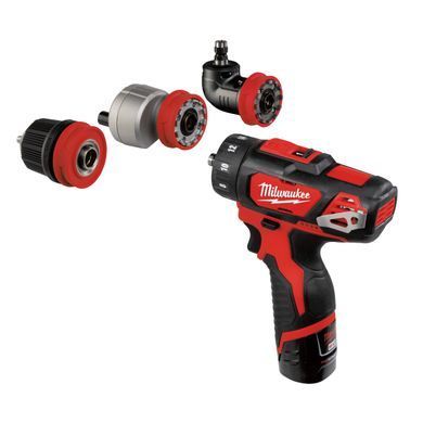 Дриль-шурупокрут акумуляторний MILWAUKEE, M12 BDDXKIT-202C 4933447836 фото