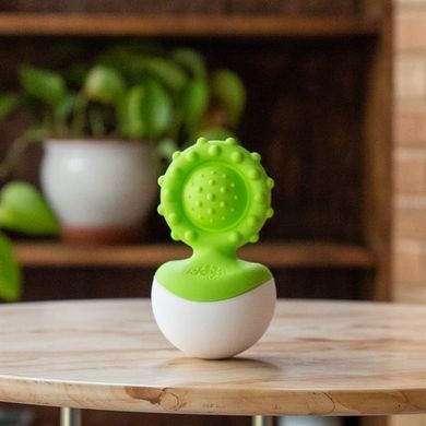 Прорізувач-неваляшка Fat Brain Toys dimpl wobl зелений (F2173ML) dt_13688 фото