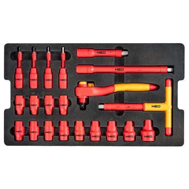 Професійний сервісний ящик електрика Neo Tools 01-311, 52 інструменти, IP67. 01-311 фото