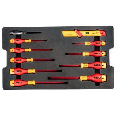 Професійний сервісний ящик електрика Neo Tools 01-311, 52 інструменти, IP67. 01-311 фото