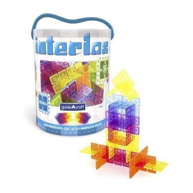 Конструктор Guidecraft Interlox Squares Квадраты, 96 деталей (G16835) dt_2226 фото