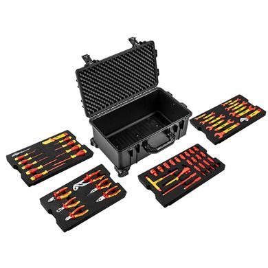 Професійний сервісний ящик електрика Neo Tools 01-311, 52 інструменти, IP67. 01-311 фото