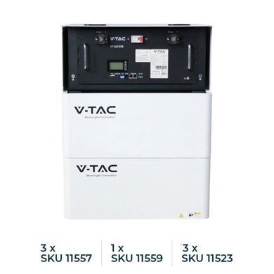 Аккумуляторная батарея V-TAC 9.6kWh 48V 200Ah