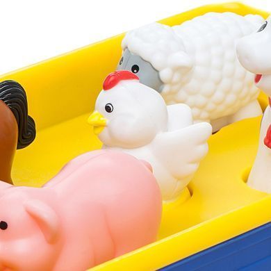 Игровой набор KIDDI SMART &ndash; ТРАКТОР С ТРЕЙЛЕРОМ (свет, украинский) 063180 фото