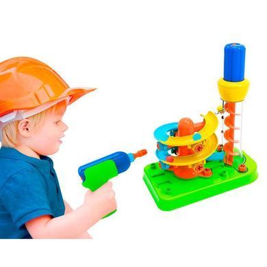 Набор для сборки Edu-Toys Горка-спираль с инструментами 55 деталей (JS022) dt_2780 фото