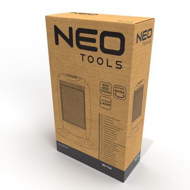 Галогенный инфракрасный обогреватель Neo Tools 90-114 400/800/1200 Вт