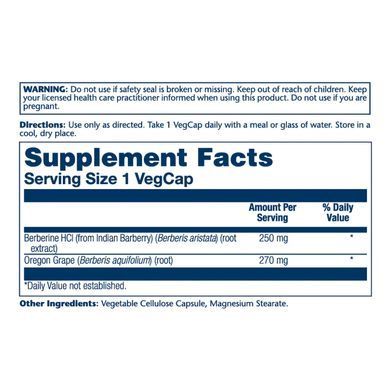 Berberine with Oregon Grape - 60 vcaps Solaray