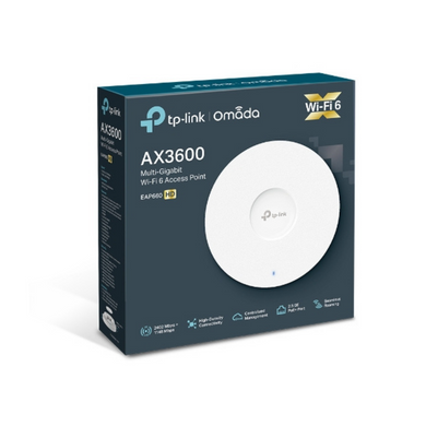 Бездротова двосмугова багатогігабітна стельова точка доступу TP-Link, EAP660 HD TP-LINK EAP660 HD