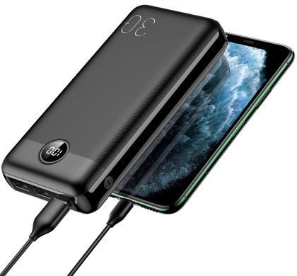 Портативное зарядное устройство Yenkee YPB 3018 - 30000 mAh PD20W Black (7007751)