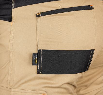 Штани робочі NEO TOOLS 81-350-3 Mix&Match Canvas Cordura, бежеві/чорні, посилені XXL