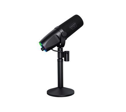 Мікрофон геймінговий CHERRY XTRFY NGALE X, Cardioid, USB-A, 2м, RGB, чорний (386182) CX-NGALE-X-RGB-BLACK фото